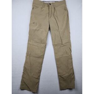 Orvis Pants Mens 32x32 Green Stretch Water Resistant Hiking Outdoor Zip Pocket